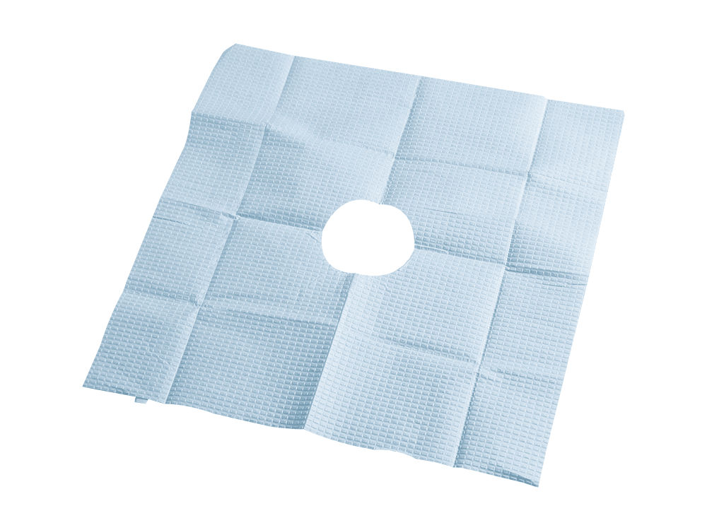 ผ้าม่านทางการแพทย์แบบ Square Stripe Paper